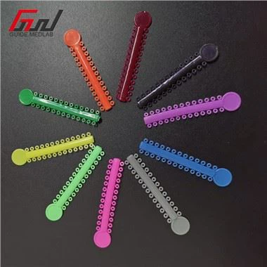 Farge ortodontisk ligatur