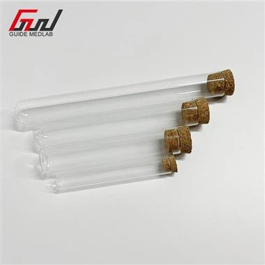 Laboratorieprøverør med korklokk